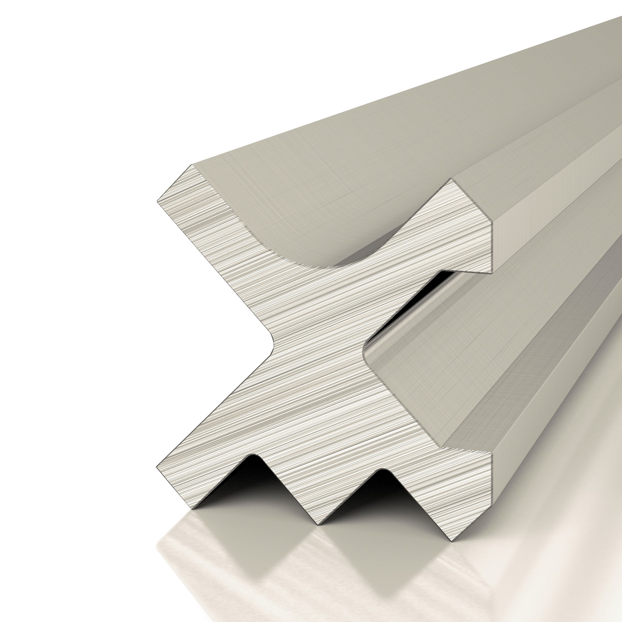 Профиль алюминиевый теневой разделительный Decaro D00X.A Titanium Титановый 3000×10×10 Профиль алюминиевый теневой разделительный Decaro D00X.A Titanium Титановый 3000×10×10
